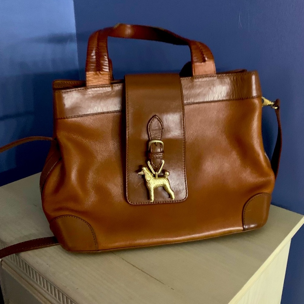 Barry Kieselstein-Cord Poodle Charm Leather Purse